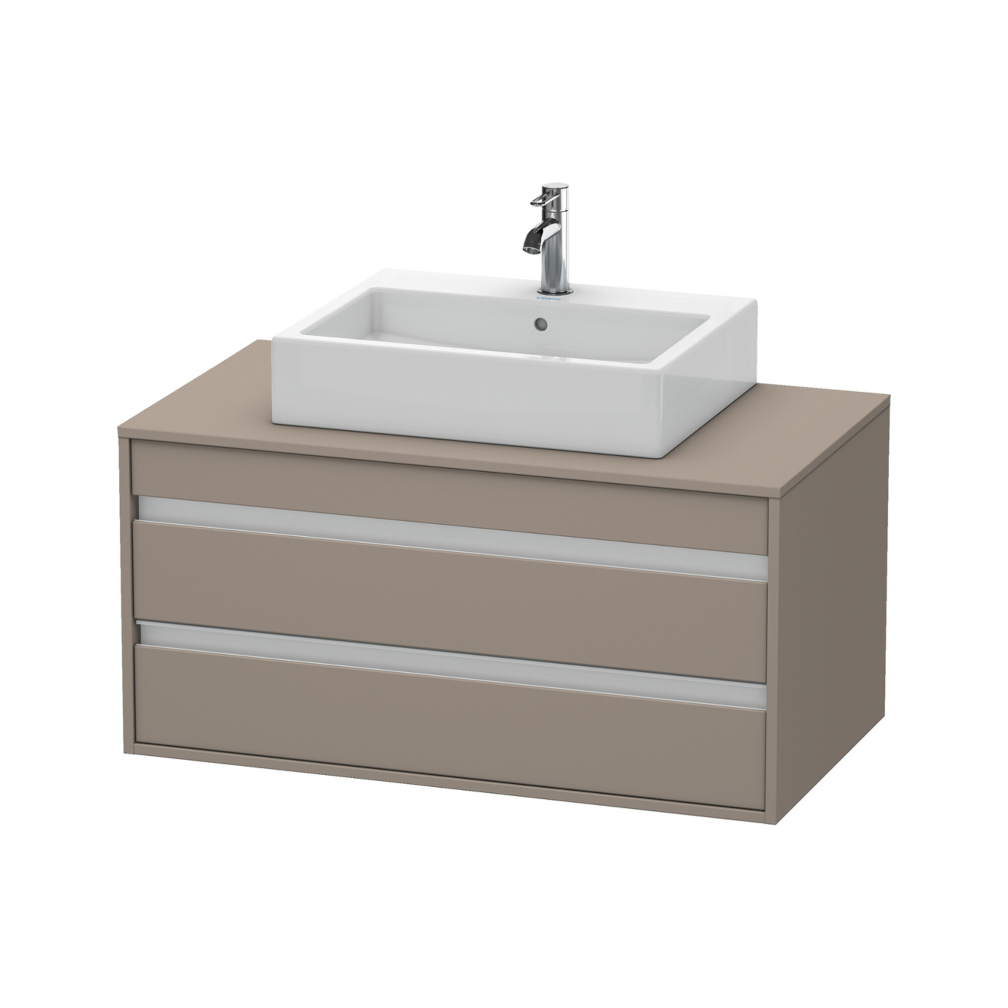 Duravit Waschtischunterschrank Ketho 100x55cm, ba m, f AWT mitt., 2 Schubk.