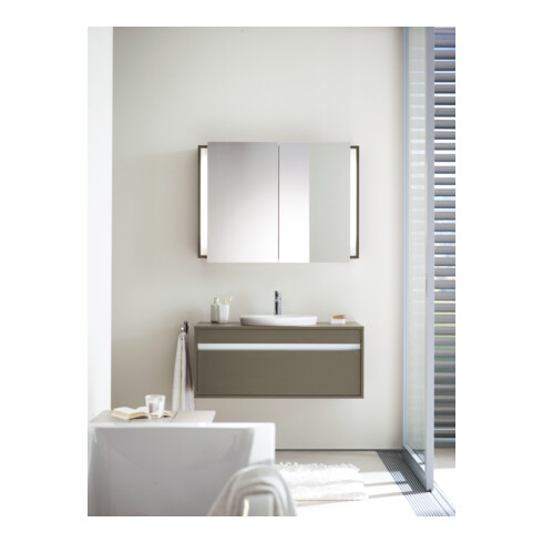 Duravit Waschtischunterschrank Ketho 100x55cm, ba m, f EWT m, 1 Ausz., wandhängend