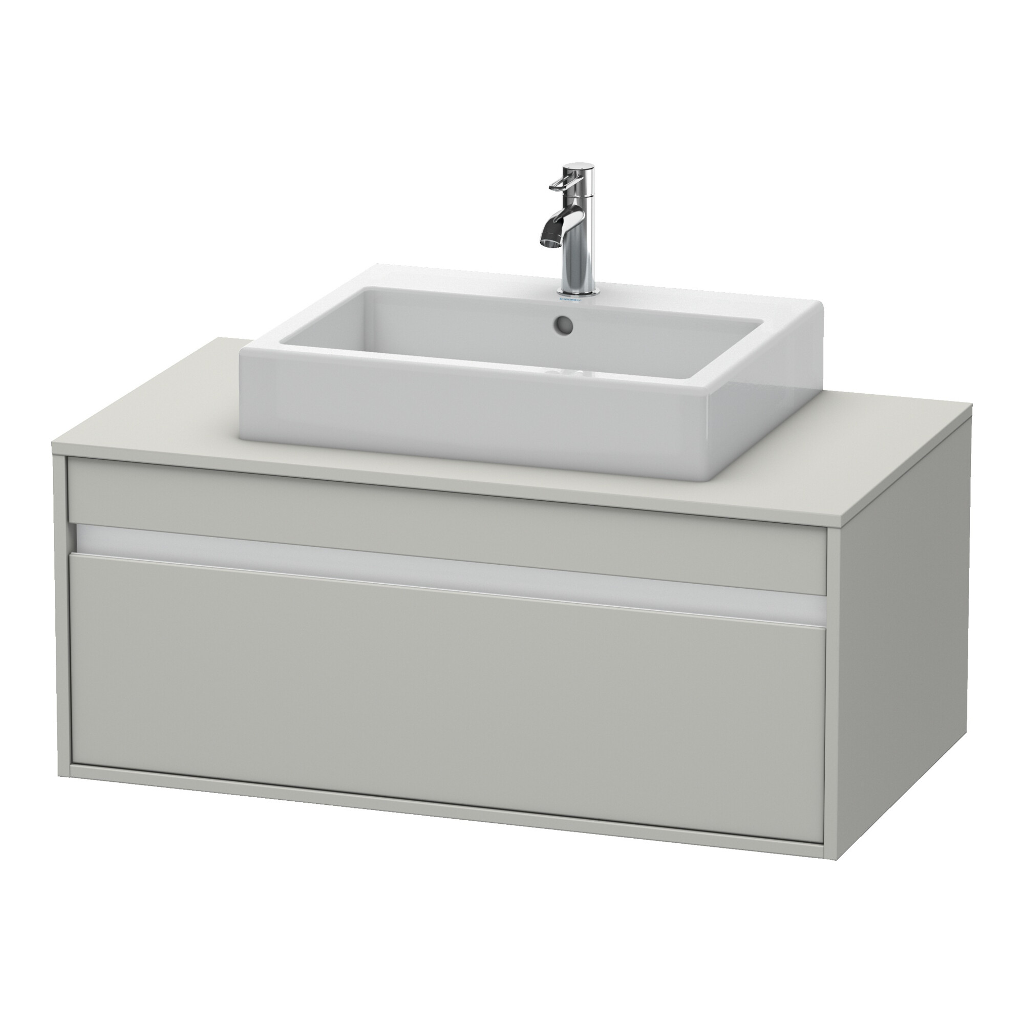 Duravit Waschtischunterschrank Ketho 100x55cm, bg m, f AWT m, 1 Ausz., wandhängend