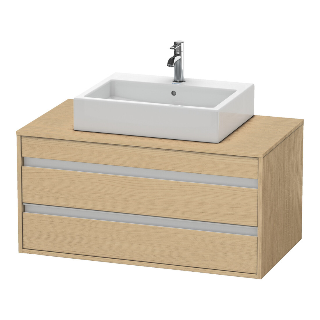 Duravit Waschtischunterschrank Ketho 100x55cm, E N, f AWT mitt., 2 Schubk.