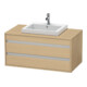 Duravit Waschtischunterschrank Ketho 100x55cm, E N, f Einbauwaschtisch mitt., 2 Schubk.-1