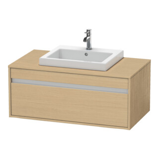 Duravit Waschtischunterschrank Ketho 100x55cm, E N, f EWT m, 1 Ausz., wandhängend