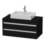 Duravit Waschtischunterschrank Ketho 100x55cm, E s, f AWT mitt., 2 Schubk.