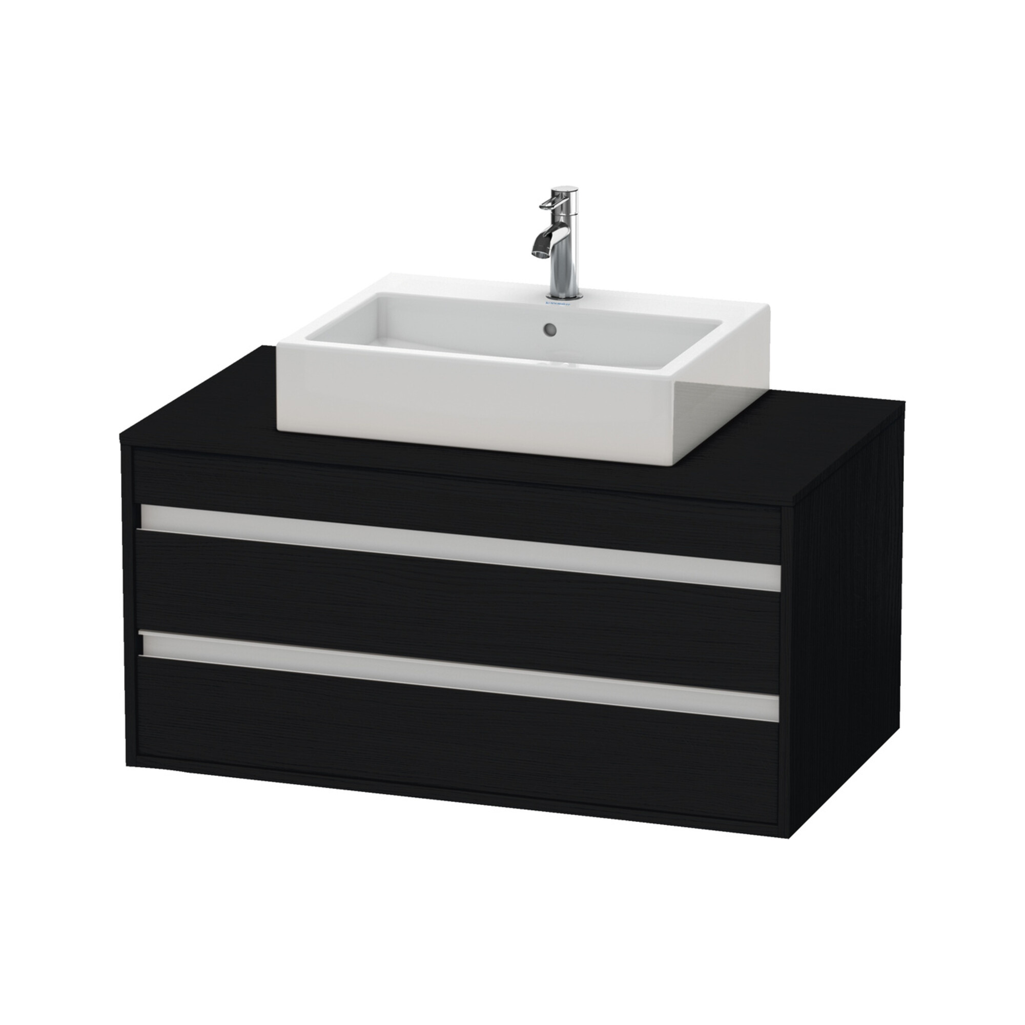 Duravit Waschtischunterschrank Ketho 100x55cm, E s, f AWT mitt., 2 Schubk.