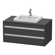 Duravit Waschtischunterschrank Ketho 100x55cm, gr m, f Einbauwaschtisch mitt., 2 Schubk.