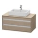 Duravit Waschtischunterschrank Ketho 100x55cm, lei, f AWT mitt., 2 Schubk.-1