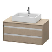 Duravit Waschtischunterschrank Ketho 100x55cm, lei, f AWT mitt., 2 Schubk.