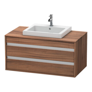 Duravit Waschtischunterschrank Ketho 100x55cm, N N, f Einbauwaschtisch mitt., 2 Schubk.