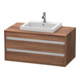 Duravit Waschtischunterschrank Ketho 100x55cm, N N, f Einbauwaschtisch mitt., 2 Schubk.