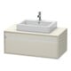 Duravit Waschtischunterschrank Ketho 100x55cm, T, f AWT mitt., 1 Ausz., wandhängend-1