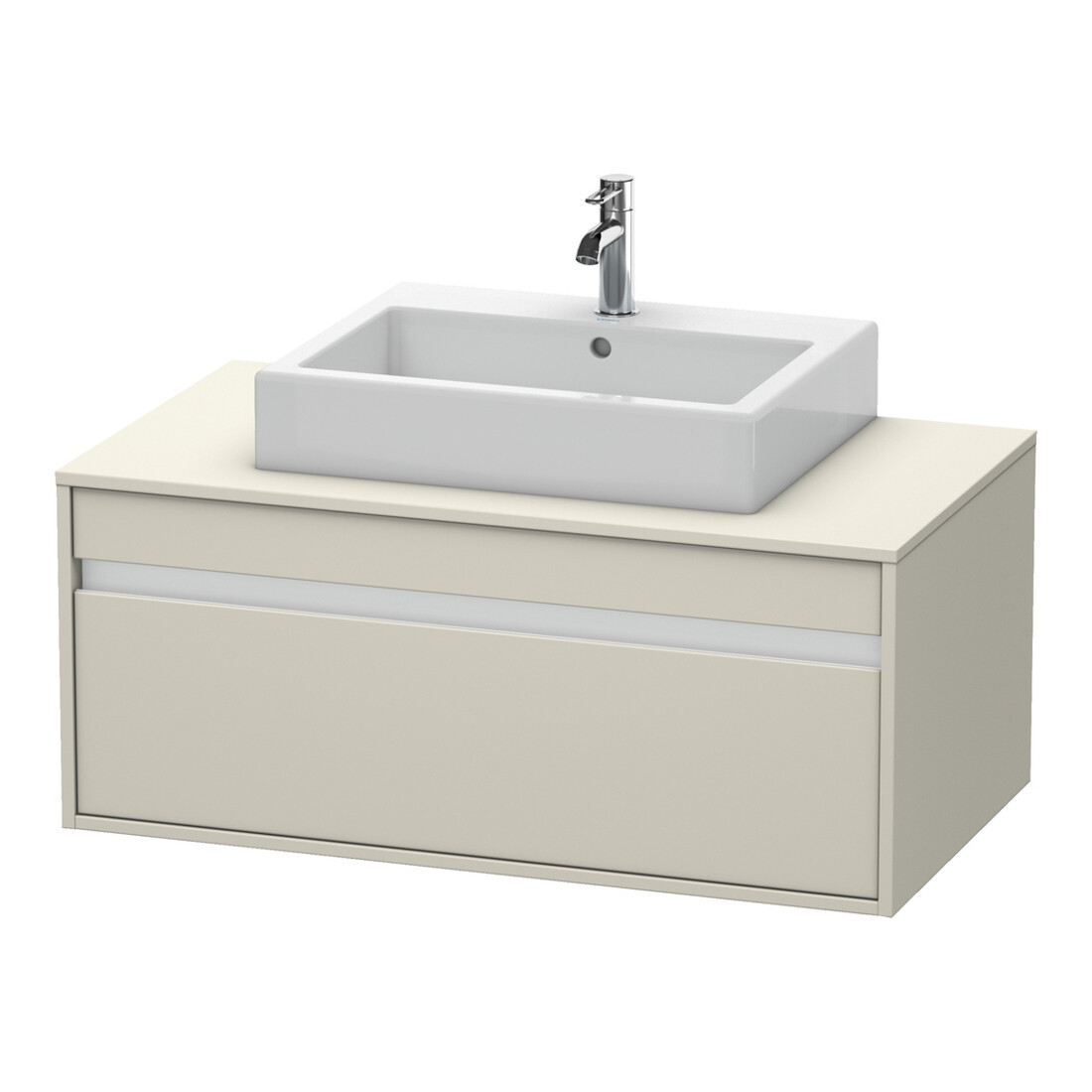 Duravit Waschtischunterschrank Ketho 100x55cm, T, f AWT mitt., 1 Ausz., wandhängend