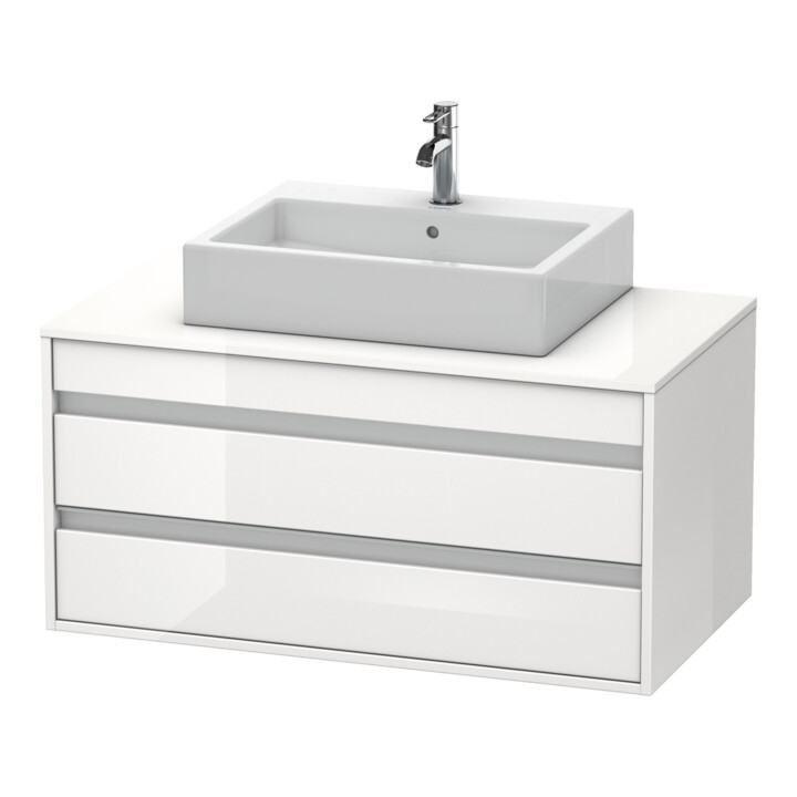 Duravit Waschtischunterschrank Ketho 100x55cm, T, f AWT mitt., 2 Schubk.
