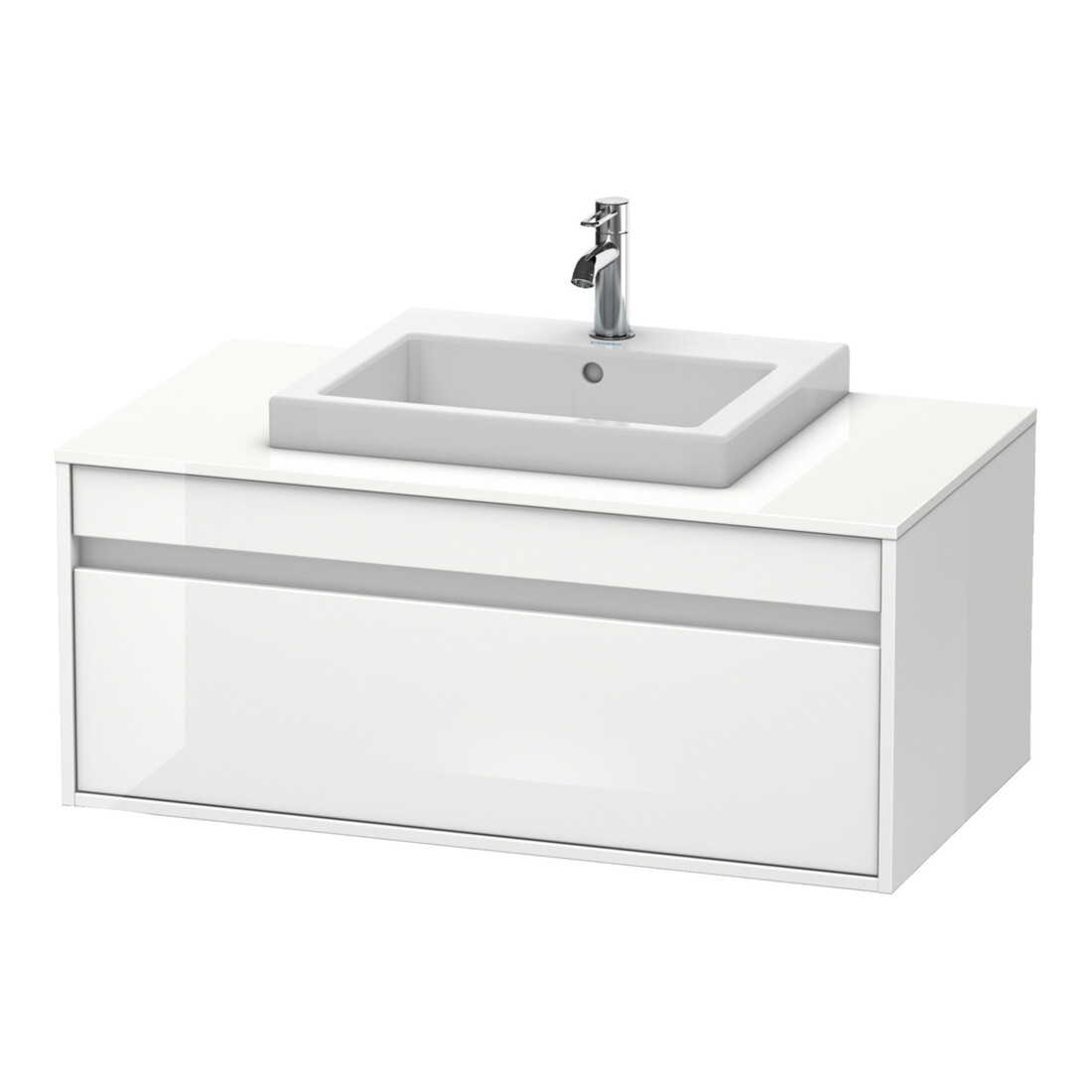 Duravit Waschtischunterschrank Ketho 100x55cm, T, f EWT mitt., 1 Ausz., wandhängend
