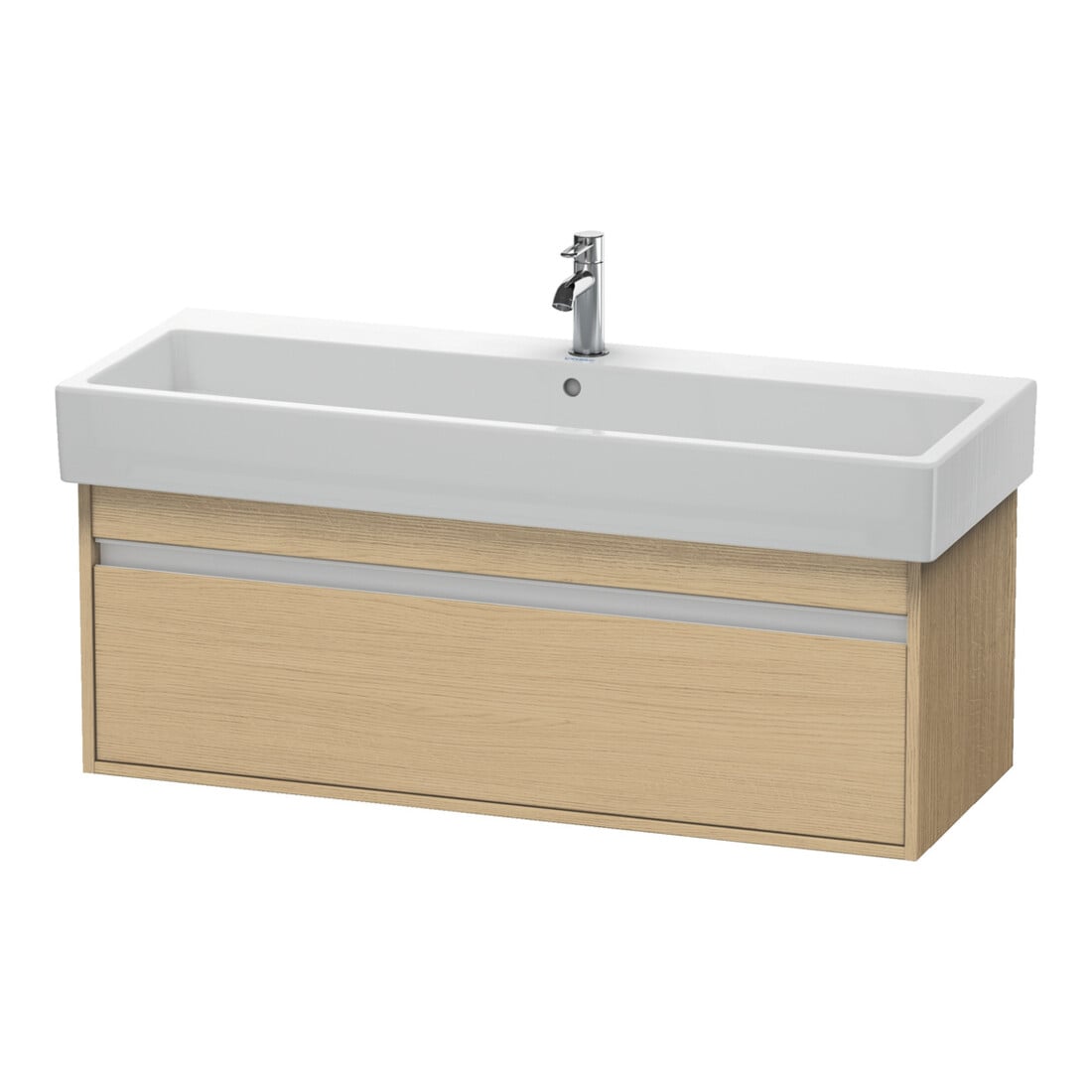 Duravit Waschtischunterschrank Ketho 115x44cm, Ei Nat, 1 Auszug, wandhängend