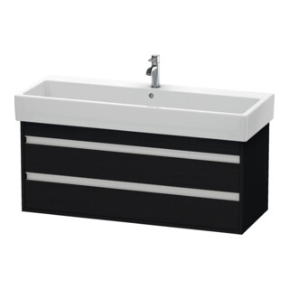 Duravit Waschtischunterschrank Ketho 115x44cm, Ei sw, 2 Schubk., wandhängend