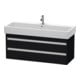 Duravit Waschtischunterschrank Ketho 115x44cm, Ei sw, 2 Schubk., wandhängend-1