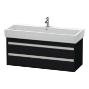 Duravit Waschtischunterschrank Ketho 115x44cm, Ei sw, 2 Schubk., wandhängend