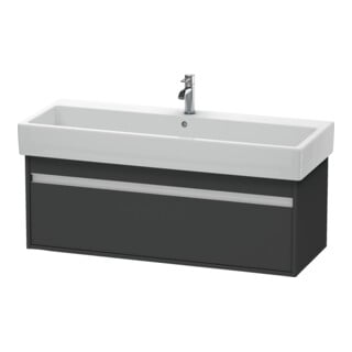 Duravit Waschtischunterschrank Ketho 115x44cm, graph ma, 1 Ausz., wandhängend