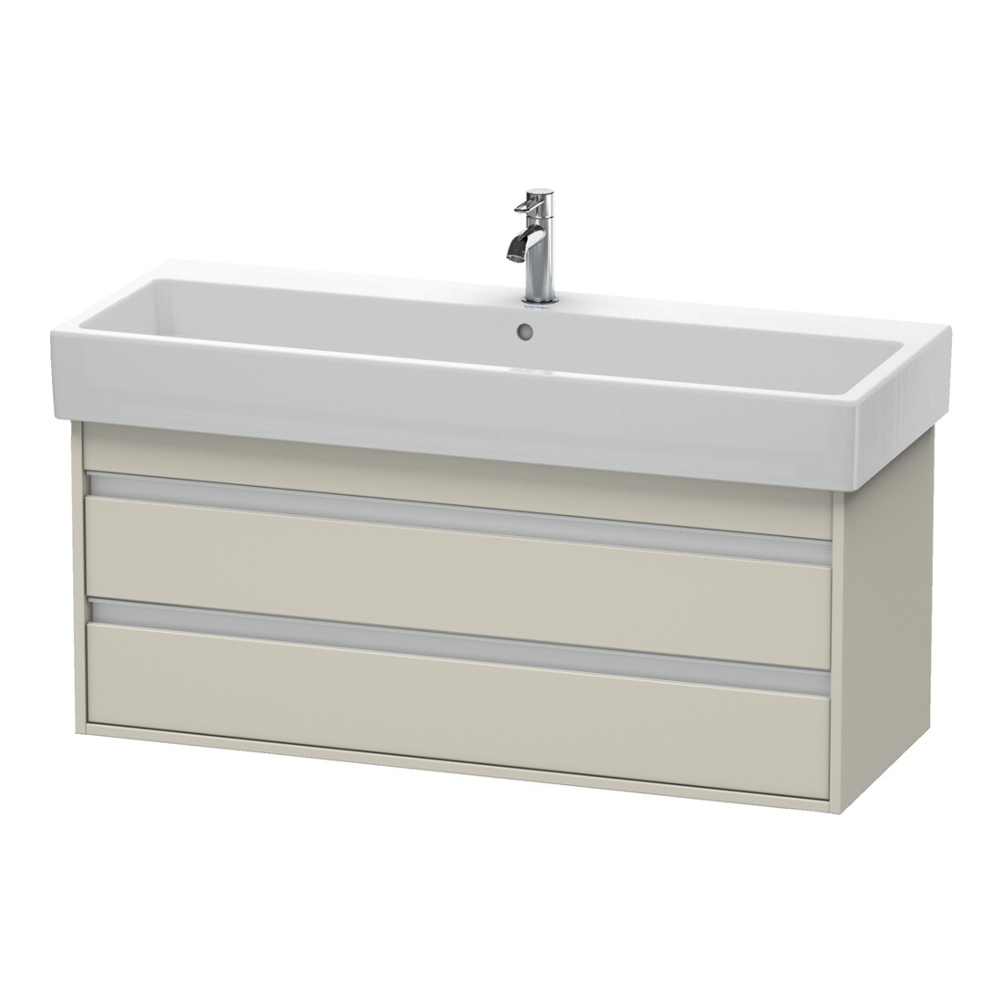 Duravit Waschtischunterschrank Ketho 115x44cm, Tau, 2 Schubk., wandhängend