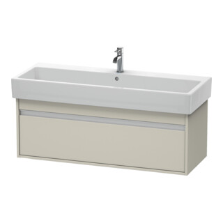 Duravit Waschtischunterschrank Ketho 115x44cm, Taupe, 1 Auszug, wandhängend