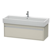 Duravit Waschtischunterschrank Ketho 115x44cm, Taupe, 1 Auszug, wandhängend