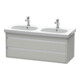 Duravit Waschtischunterschrank Ketho 115x45,5cm, betongr ma, 2 Schubk., wandhängend-1