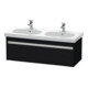 Duravit Waschtischunterschrank Ketho 115x45,5cm, Ei sw, 1 Auszug, wandhängend-1