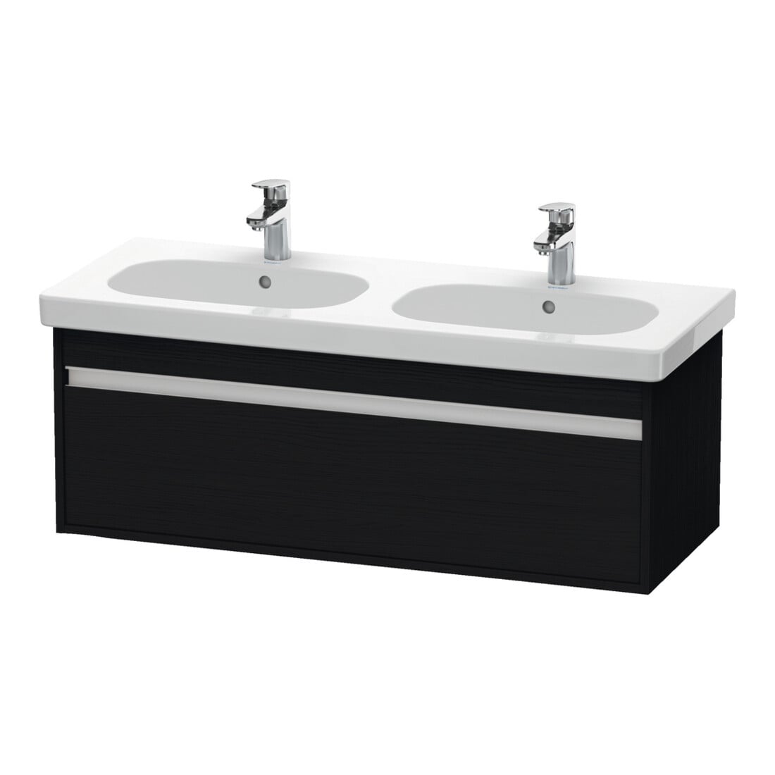 Duravit Waschtischunterschrank Ketho 115x45,5cm, Ei sw, 1 Auszug, wandhängend