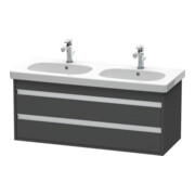 Duravit Waschtischunterschrank Ketho 115x45,5cm, graph ma, 2 Schubk., wandhängend-1