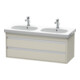 Duravit Waschtischunterschrank Ketho 115x45,5cm, Tau, 2 Schubk., wandhängend-1