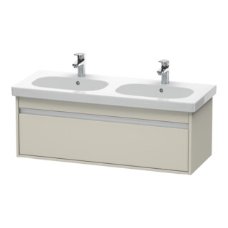 Duravit Waschtischunterschrank Ketho 115x45,5cm, Taupe, 1 Auszug, wandhängend