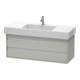 Duravit Waschtischunterschrank Ketho 120x45,5cm, betongr ma, 2 Schubk., wandhängend-1