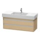 Duravit Waschtischunterschrank Ketho 120x45,5cm, Ei Nat, 2 Schubk., wandhängend-1