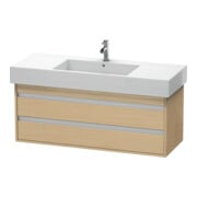 Duravit Waschtischunterschrank Ketho 120x45,5cm, Ei Nat, 2 Schubk., wandhängend