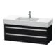 Duravit Waschtischunterschrank Ketho 120x45,5cm, Ei sw, 2 Schubk., wandhängend-1