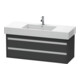 Duravit Waschtischunterschrank Ketho 120x45,5cm, graph ma, 2 Schubk., wandhängend-1