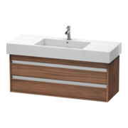 Duravit Waschtischunterschrank Ketho 120x45,5cm, Nussb Nat, 2 Schubk., wandhängend-1