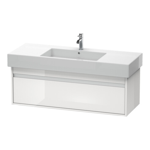 Duravit Waschtischunterschrank Ketho 120x45,5cm, Taupe, 1 Auszug, wandhängend