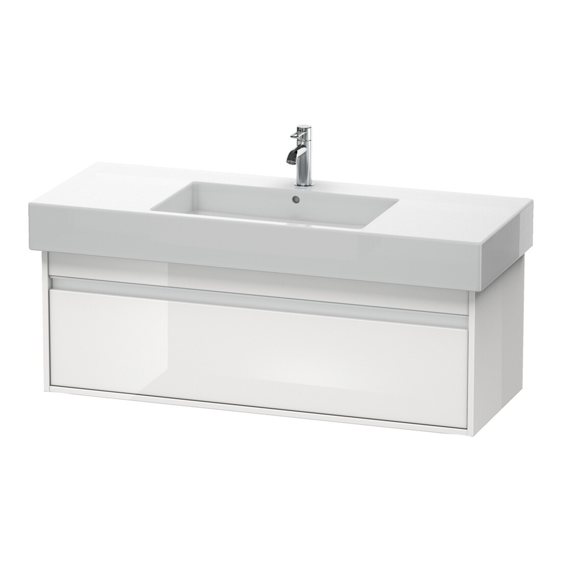 Duravit Waschtischunterschrank Ketho 120x45,5cm, Taupe, 1 Auszug, wandhängend