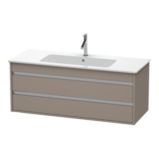 Duravit Waschtischunterschrank Ketho 120x47,5cm, bas. ma, 2 Schubk., wandhängend