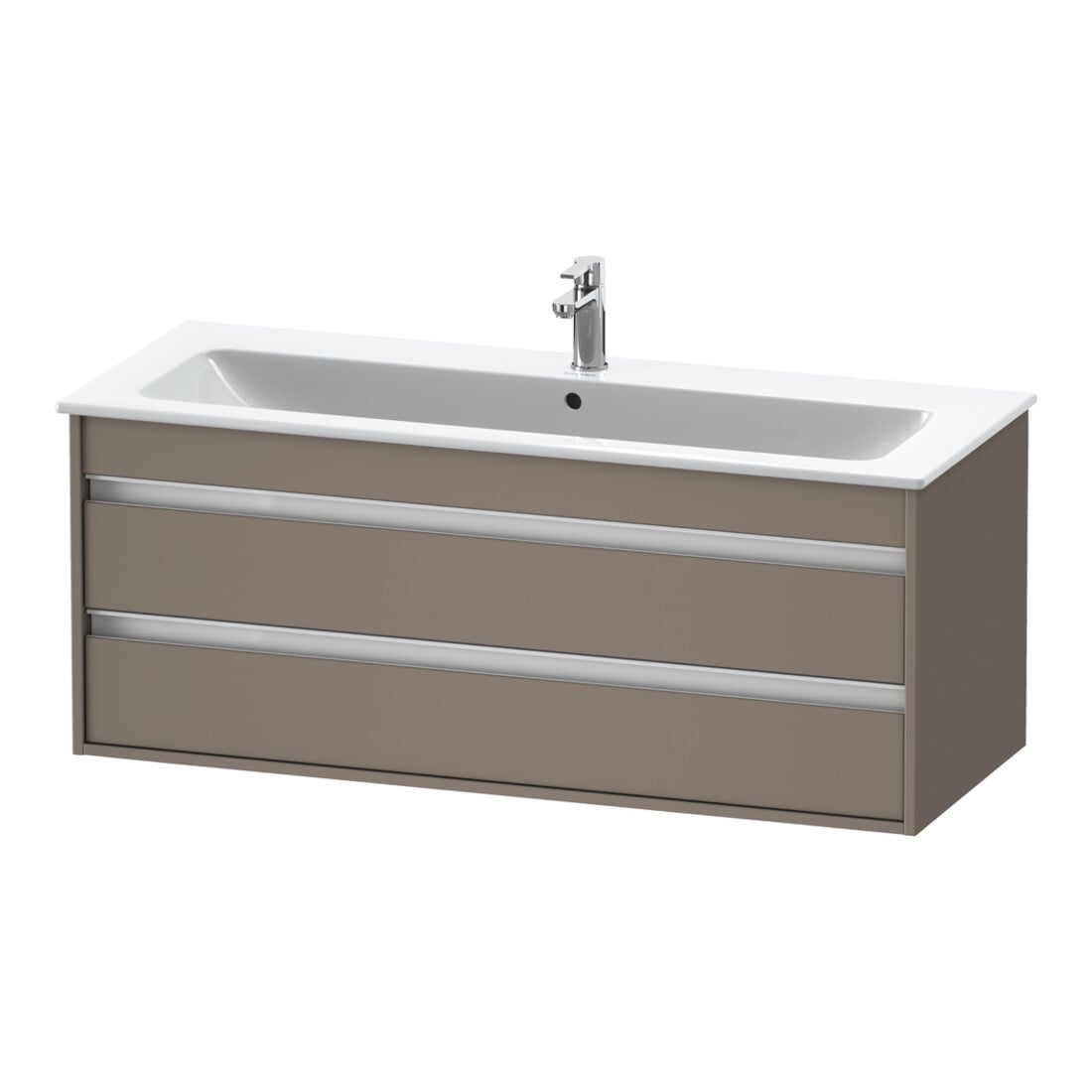 Duravit Waschtischunterschrank Ketho 120x47,5cm, bas. ma, 2 Schubk., wandhängend