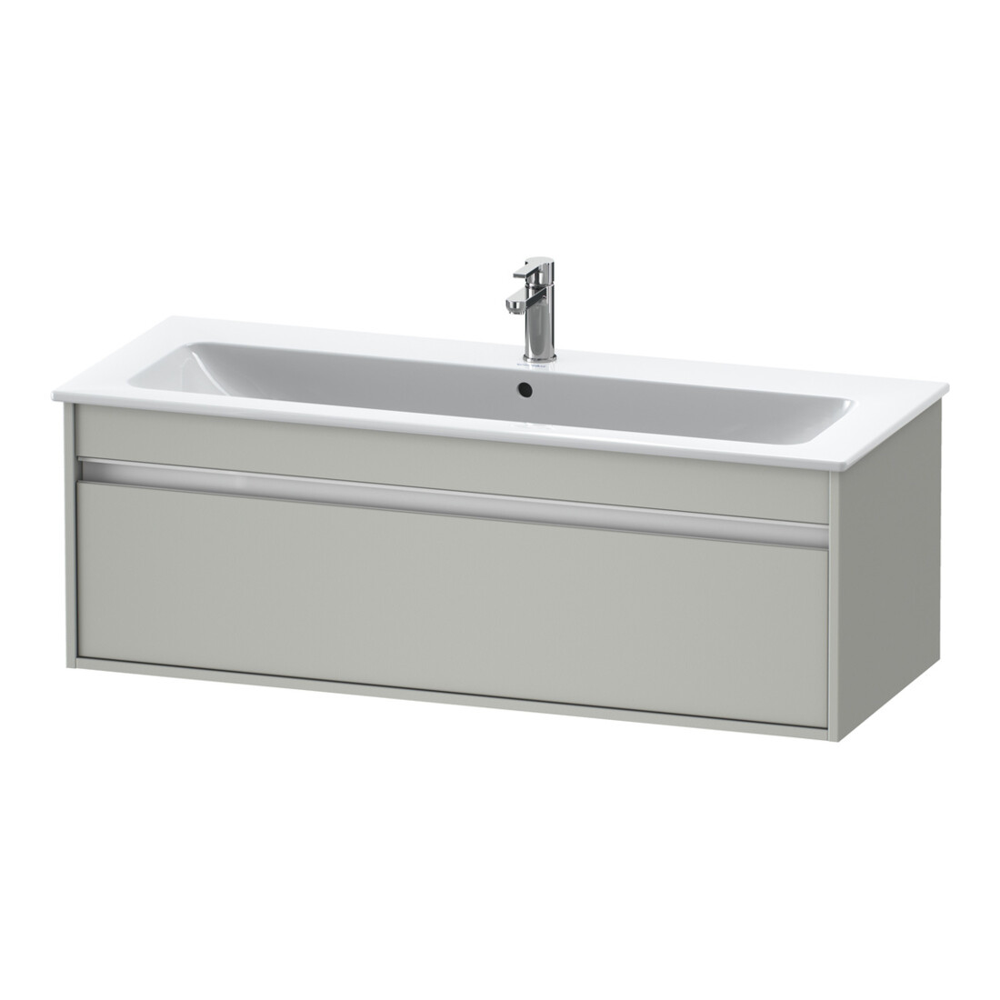 Duravit Waschtischunterschrank Ketho 120x47,5cm, betongr ma, 1 Ausz., wandhängend