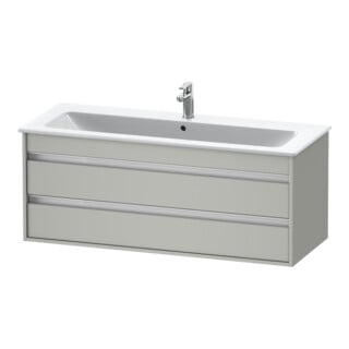Duravit Waschtischunterschrank Ketho 120x47,5cm, betongr ma, 2 Schubk., wandhängend