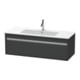 Duravit Waschtischunterschrank Ketho 120x47,5cm, graph ma, 1 Ausz., wandhängend-1