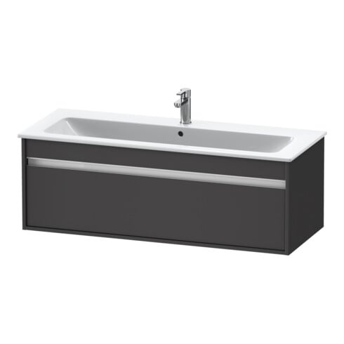 Duravit Waschtischunterschrank Ketho 120x47,5cm, graph ma, 1 Ausz., wandhängend