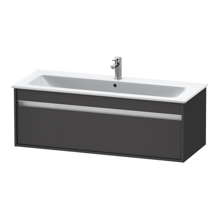 Duravit Waschtischunterschrank Ketho 120x47,5cm, graph ma, 1 Ausz., wandhängend