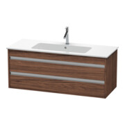 Duravit Waschtischunterschrank Ketho 120x47,5cm, Nussb dkl., 2 Schubk., wandhängend-3