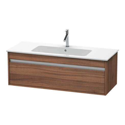 Duravit Waschtischunterschrank Ketho 120x47,5cm, Nussb Nat, 1 Ausz., wandhängend