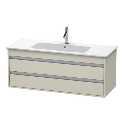 Duravit Waschtischunterschrank Ketho 120x47,5cm, Tau, 2 Schubk., wandhängend