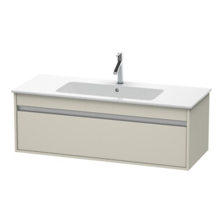 Duravit Waschtischunterschrank Ketho 120x47,5cm, Taupe, 1 Auszug, wandhängend